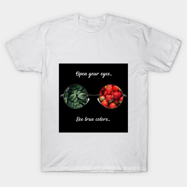 Nature Glasses T-Shirt by EasyArt